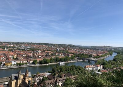 Blick über Würzburg