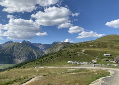 Stellplatz Passo d' Eira vom Bikepark aus