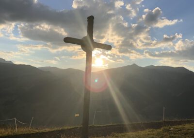 Sonnenuntergang am Passo d' Eira