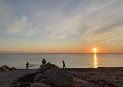 Sonnenuntergang auf Fehmarn